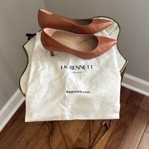 LK Bennett Tan Leather Pumps